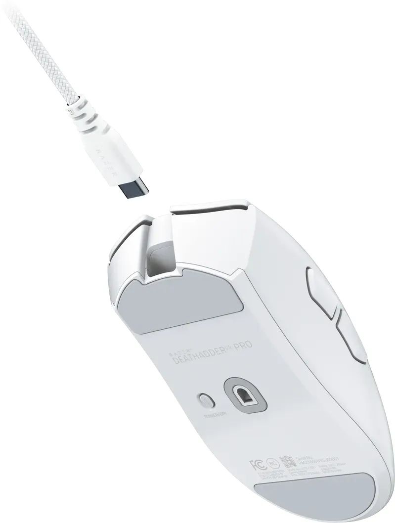 Razer Deathadder V4 Pro Wireless Mouse White
