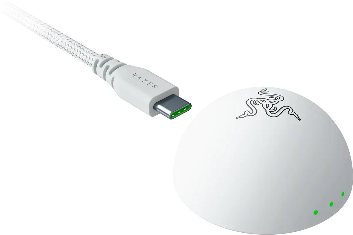 Razer Deathadder V4 Pro Wireless Mouse White