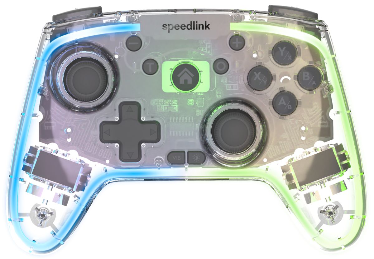 Speedlink Rait NX RGB Gamepad Clear Transparent