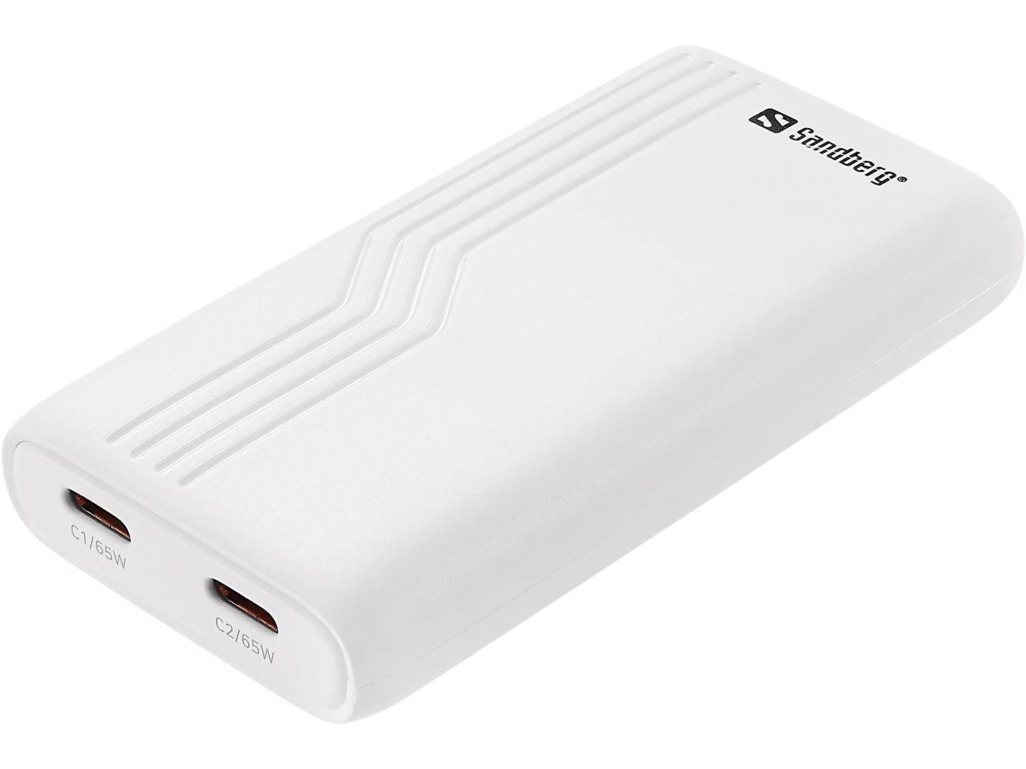 Sandberg 4in1 TravelCharger 2xUSB-C 65W White
