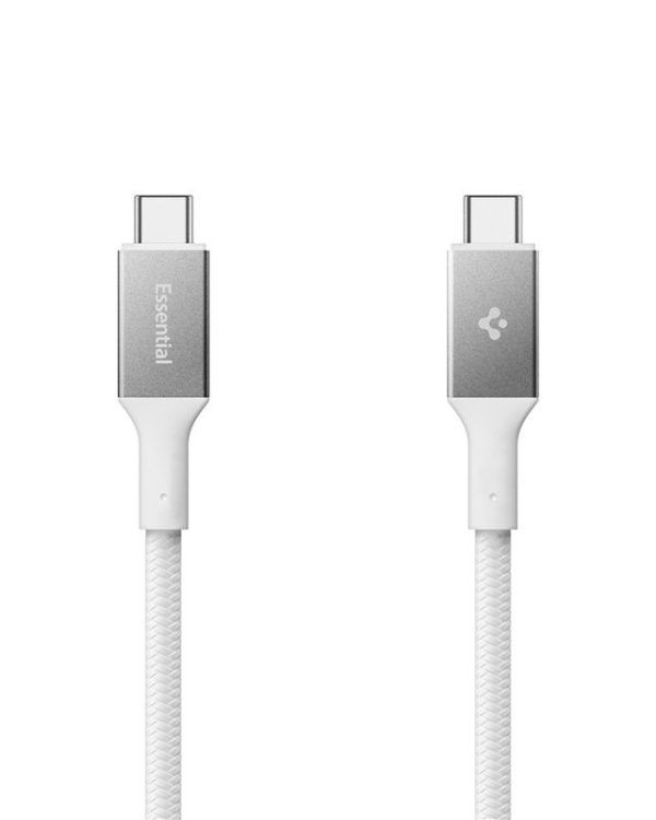 Spigen Essential USB-C to USB-C 100W Fabric Cable 1,5m White
