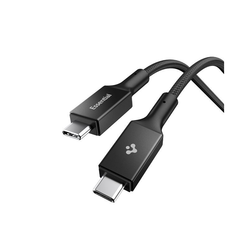Spigen Essential USB-C to USB-C 240W Fabric Cable Black