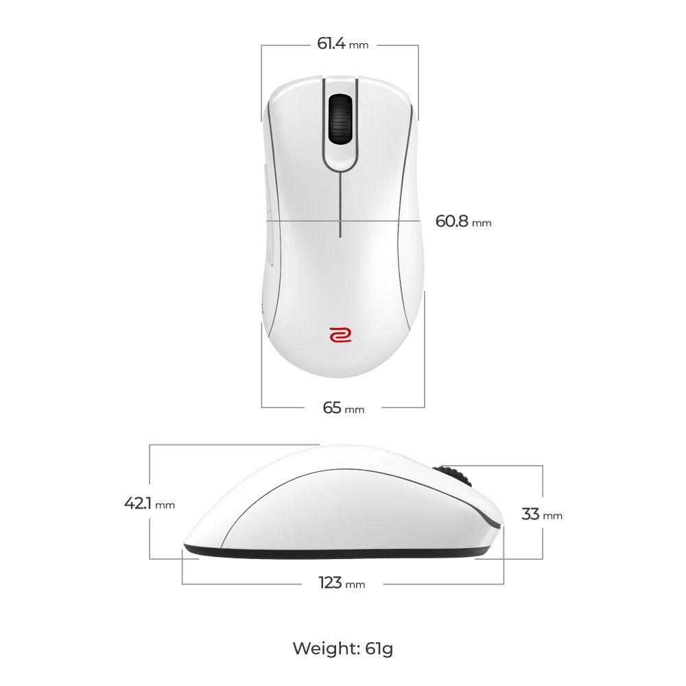 Zowie EC2-DW Gaming Wireless Mouse Glossy Edition