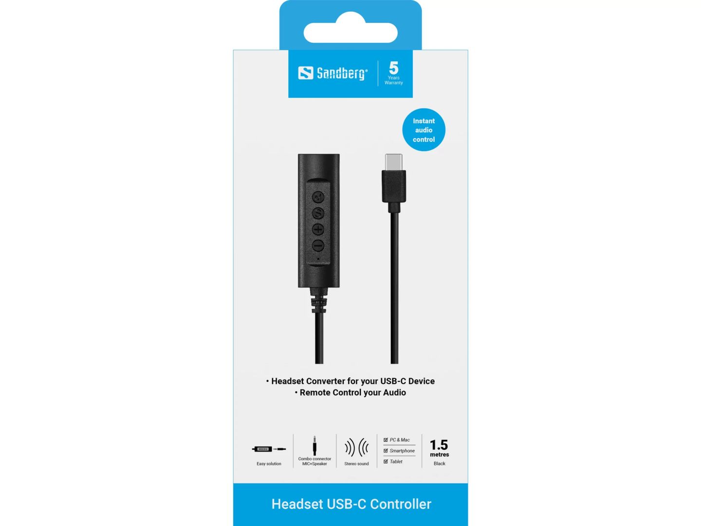 Sandberg 136-73 USB-C Hangkártya