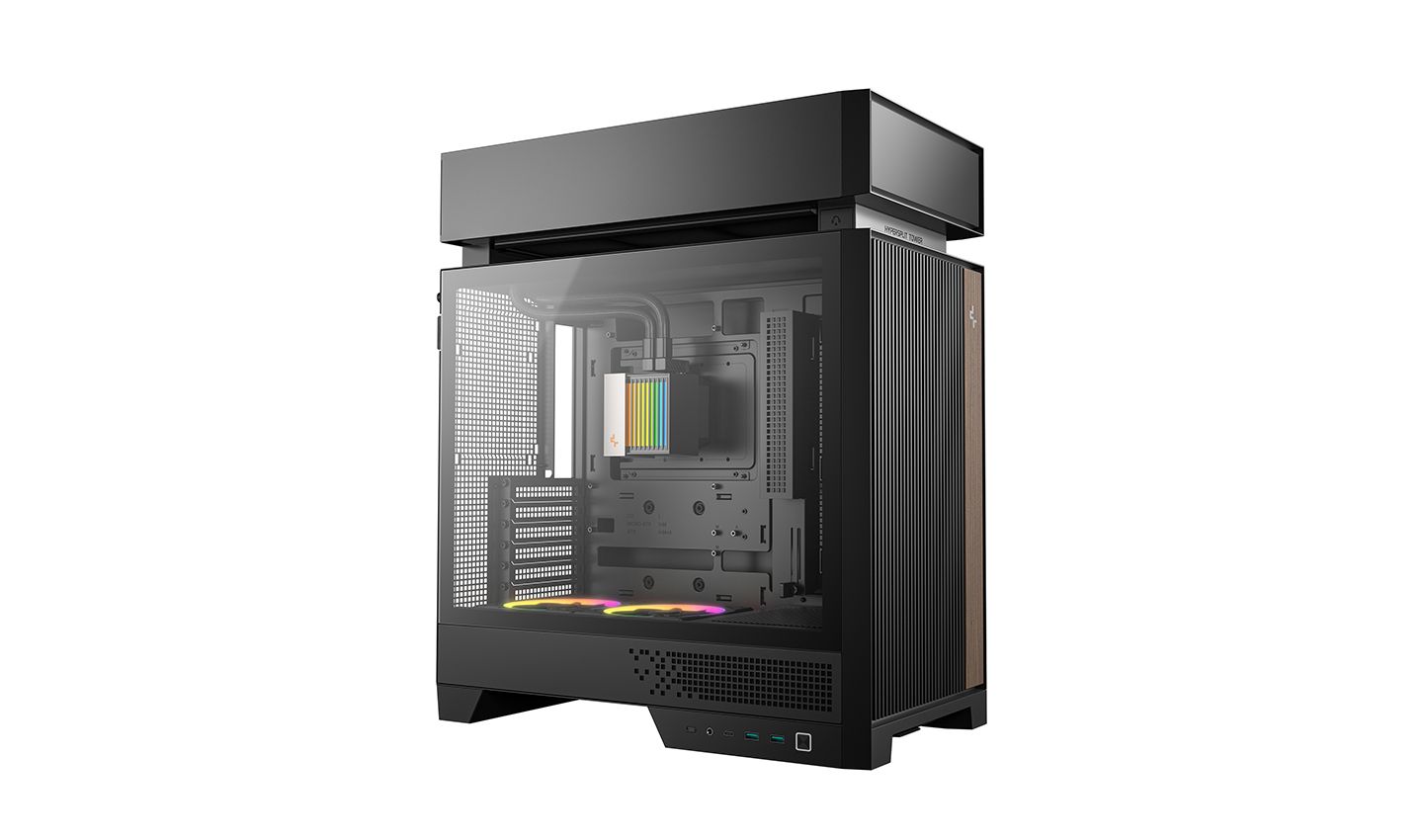 DeepCool CL6600 Tempered Glass Black