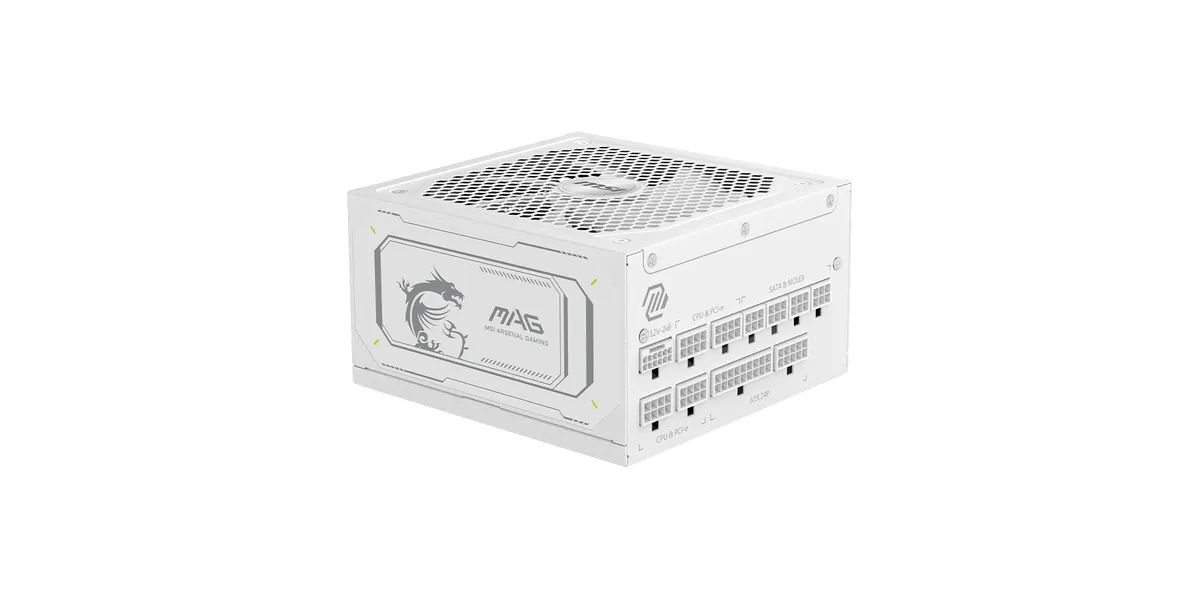 Msi 1000W 80+ Gold MAG A1000GL PCIE5 White