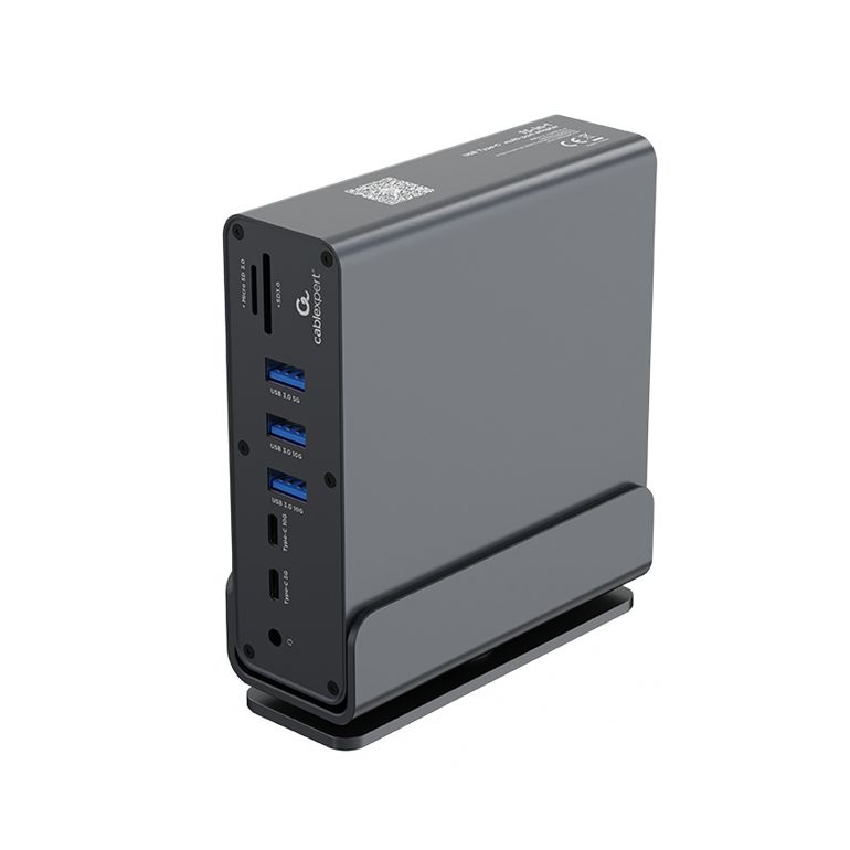 Gembird A-CF-COMBO15-01 USB Type-CF 15-in-1 Multi-Port Adapter Space Grey