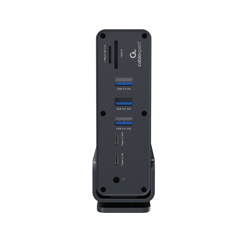 Gembird A-CF-COMBO15-01 USB Type-CF 15-in-1 Multi-Port Adapter Space Grey