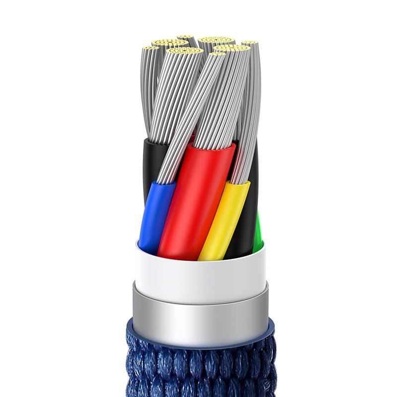 Baseus Crystal Shine USB-C - USB-C Cable Blue