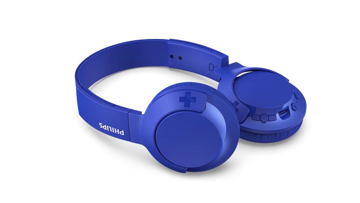 Philips On-ear Headband Bluetooth Headset Blue