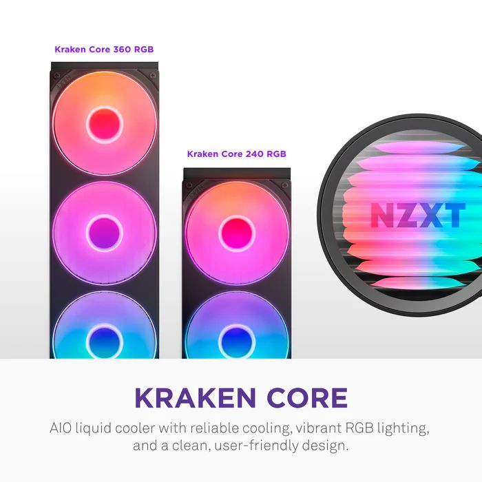 NZXT Kraken Core 240 RGB Black