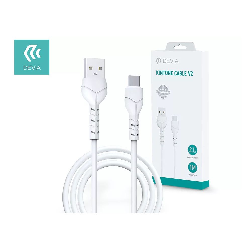 Devia Kintone Series Cable For Type-C 1m White