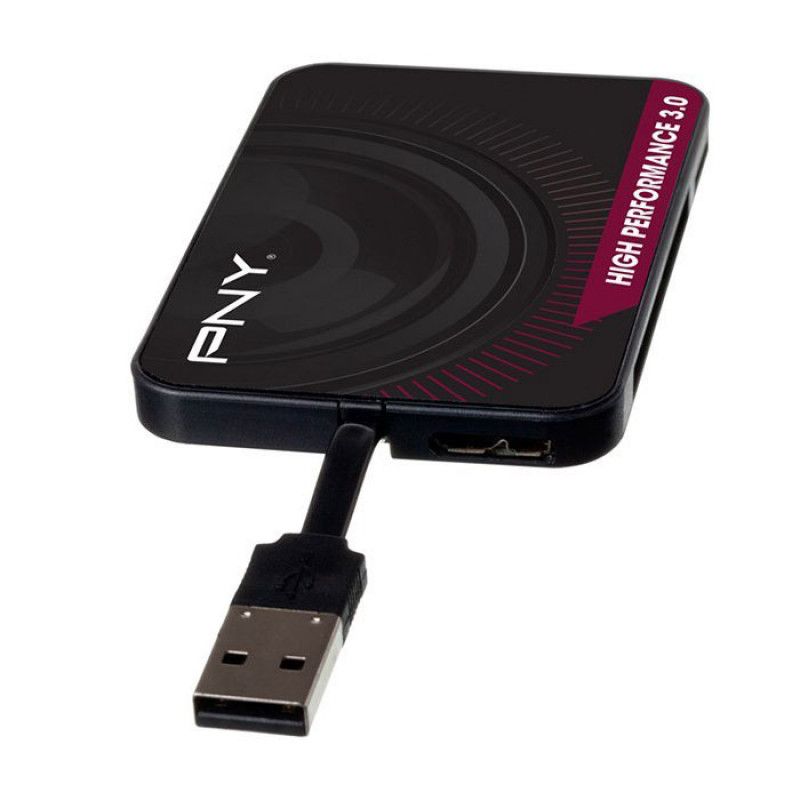 PNY High Performance Reader 3.0 Card Reader Black