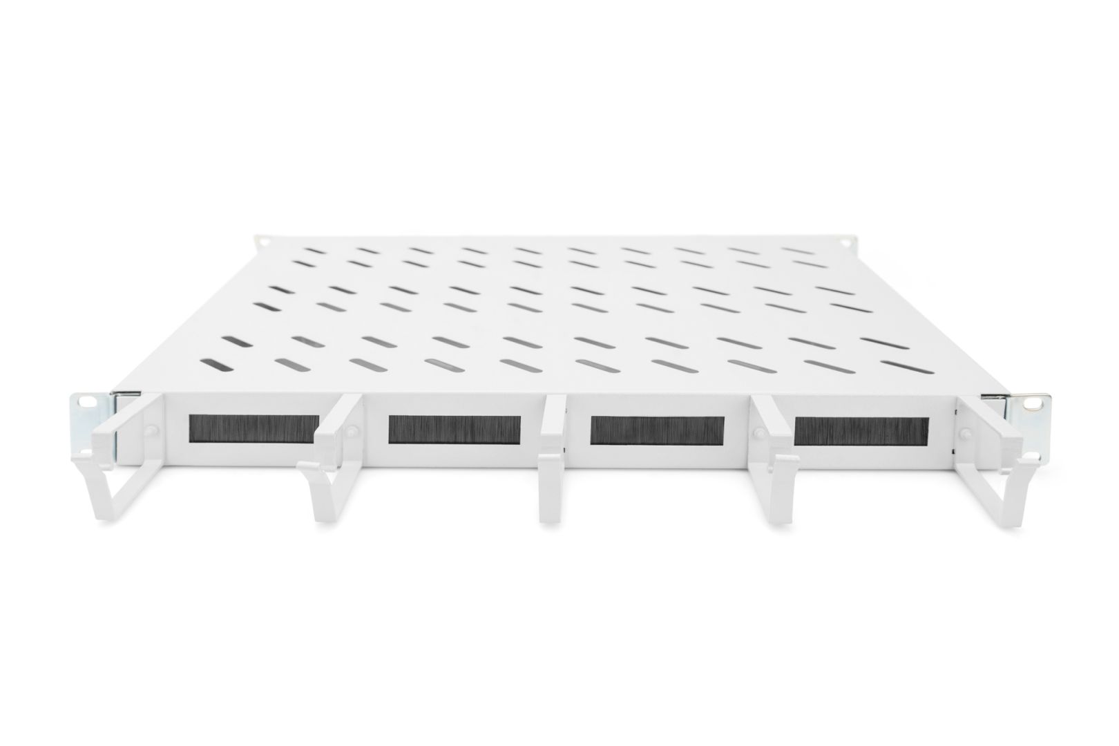 Digitus 1U fixed shelf for 600mm depth cabinets incl. cable management Grey