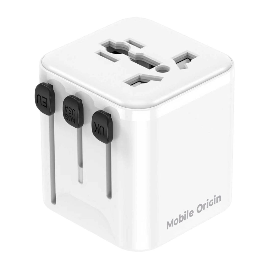 Mobile Origin Universal Travel Adapter PW30 EU/UK/US/AUS White