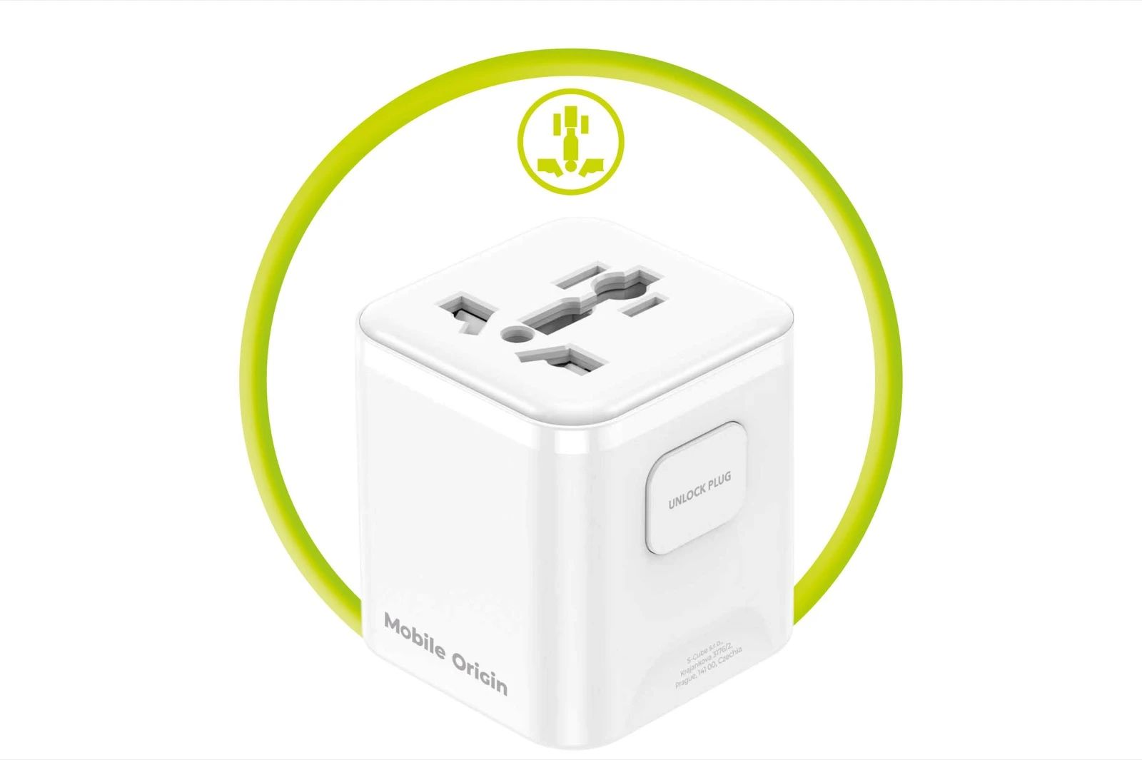 Mobile Origin Universal Travel Adapter PW30 EU/UK/US/AUS White