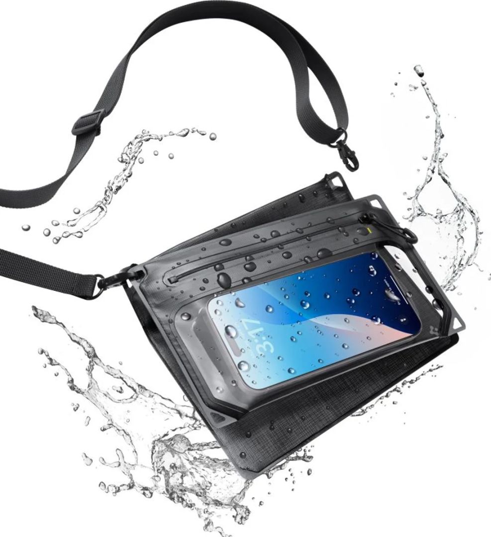Spigen Aqua Shield WaterProof Case A640 (Dual, Crossbag) 1 Pack Black