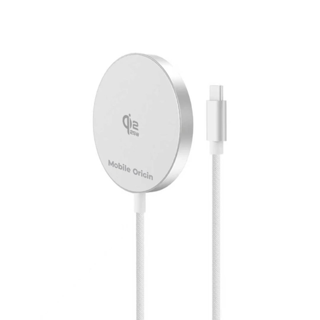 Mobile Origin Qi2 25W Magnetic Charging Pad PW29 White