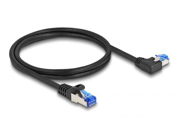 DeLock CAT6A S-FTP Patch Cable 1m Black