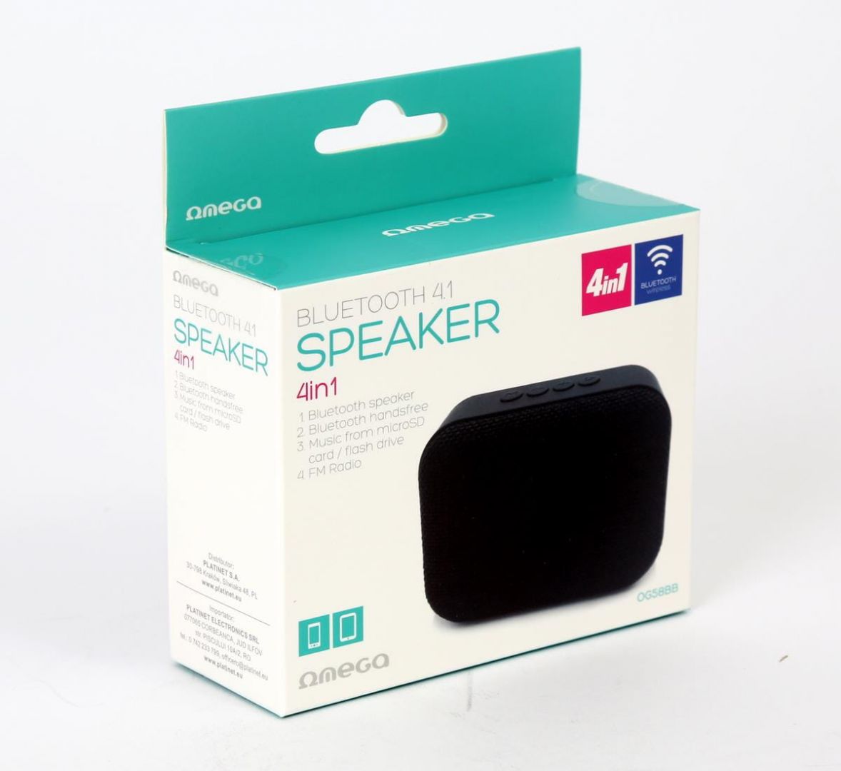Platinet Omega OG58BB Bluetooth Speaker Black
