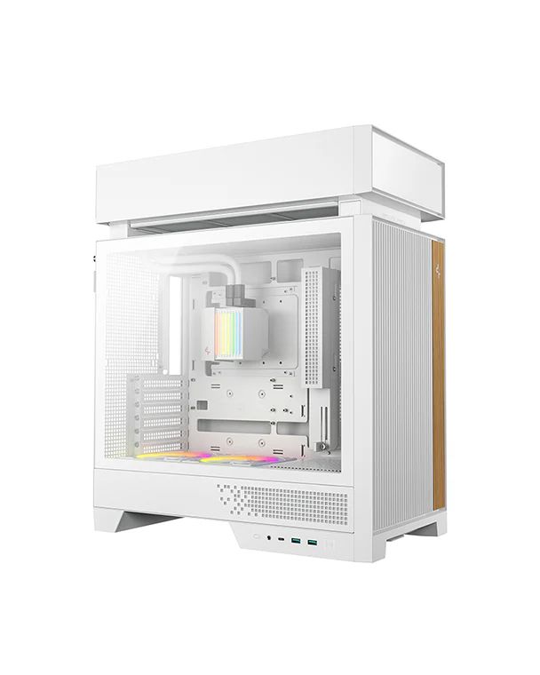 DeepCool CL6600 WH Tempered Glass White