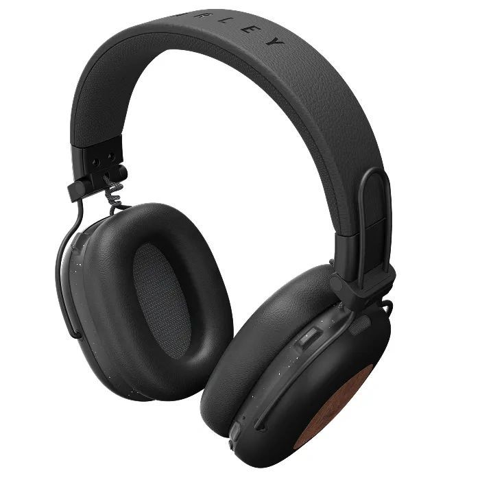 Marley Positive Vibration Rebel ANC Bluetooth Headset Signature Black