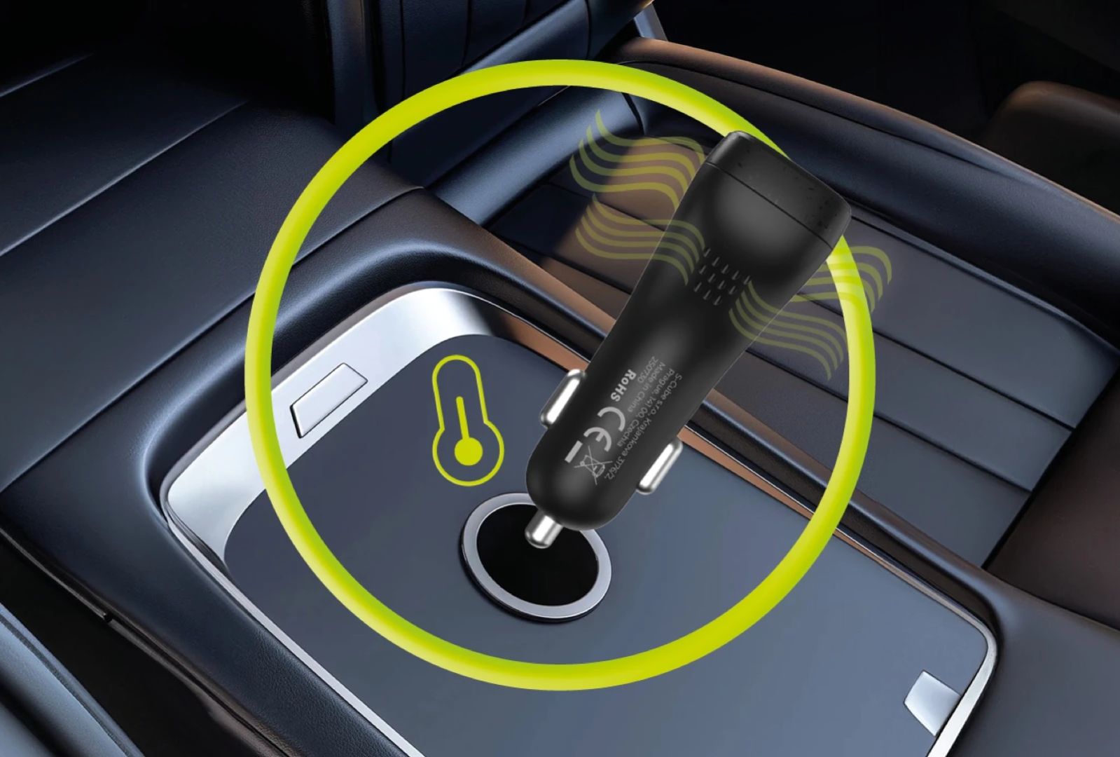 Mobile Origin 100W Car Charger CA25 - 2x USB-C + USB-A