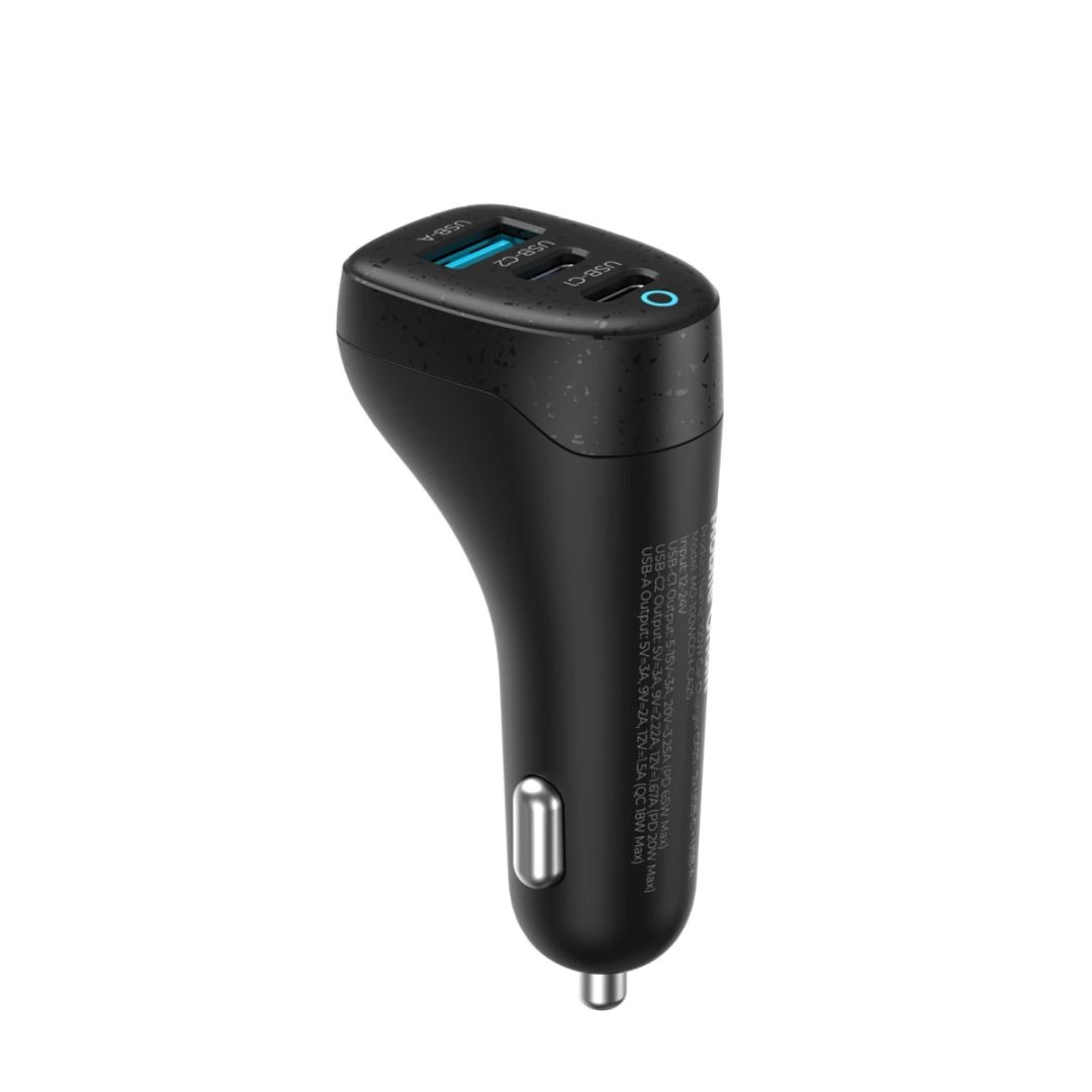 Mobile Origin 100W Car Charger CA25 - 2x USB-C + USB-A