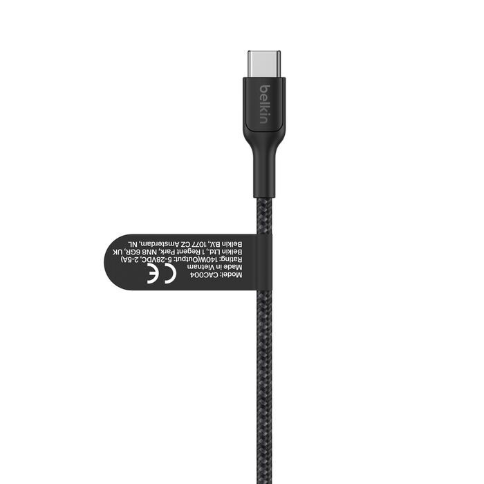 Belkin Braided USB-C to Dual USB-C Cable 1,5m Black