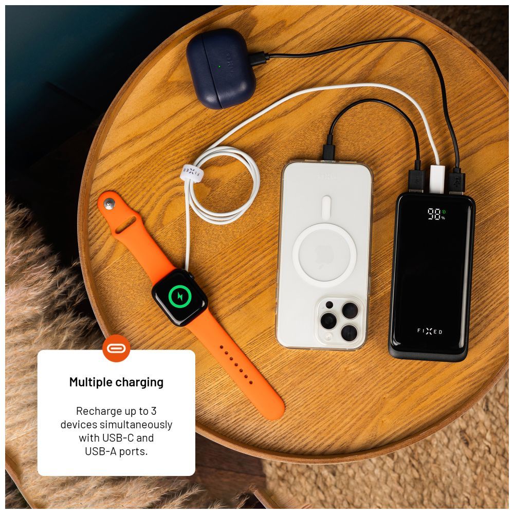 FIXED Zen2 30, 30 000 mAh PowerBank, fekete