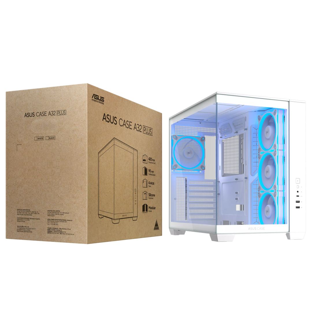 Asus A32 PLUS Tempered Glass White