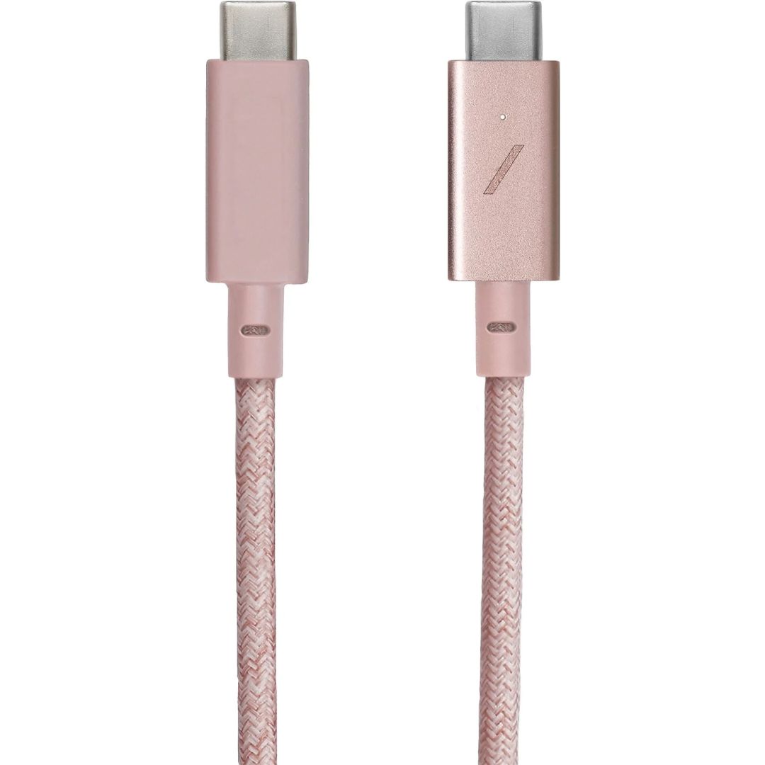 Native Union USB-C to USB-C Belt Cable 2,4m Rose