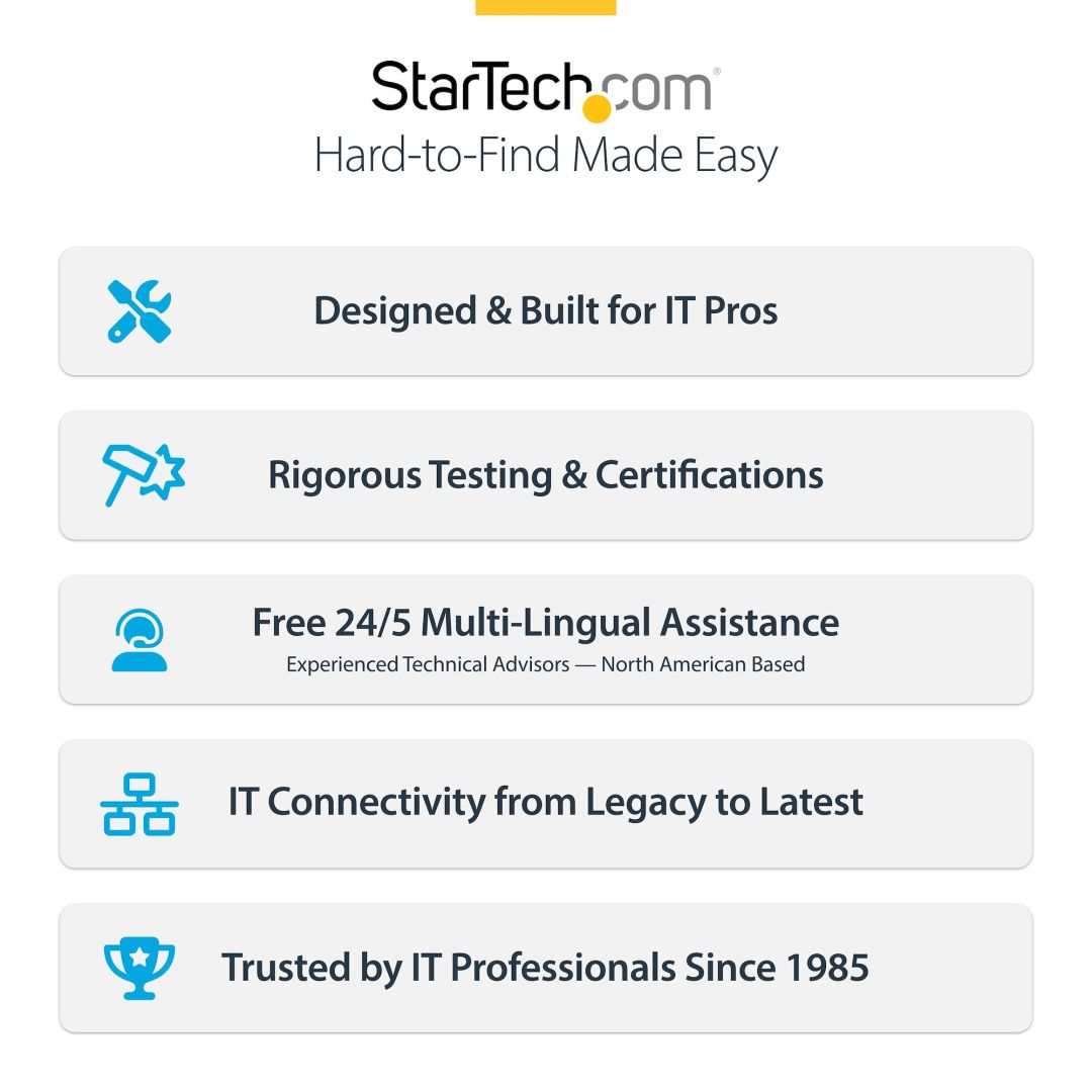 Startech USB2.0 USB-C charging cable 1m Black