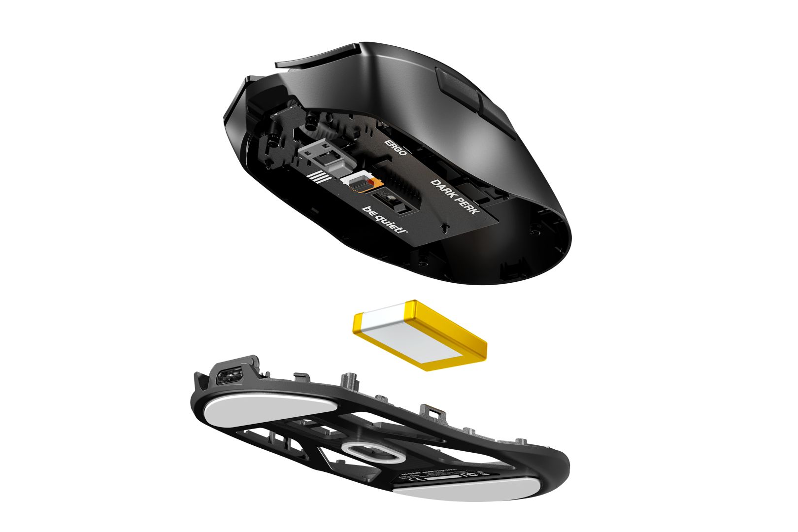 Be quiet! Dark Perk Ergo Gaming Wireless Mouse Black
