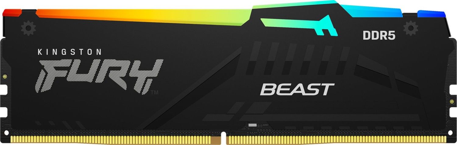 Kingston 16GB DDR5 6400MHz Fury Beast RGB Black