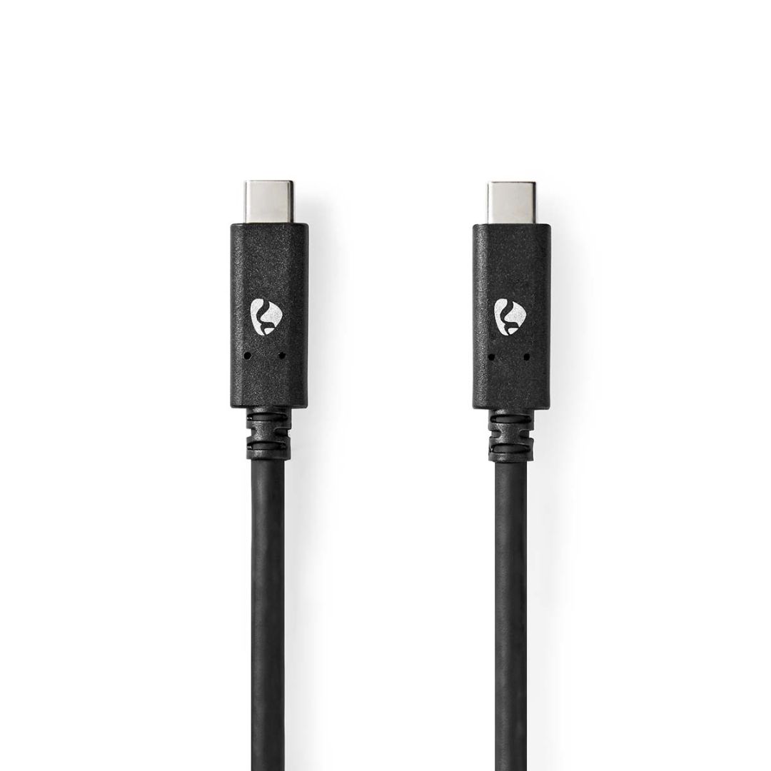 Nedis USB 3.2 Gen 2 USB-C Male to USB-C Cable 1m Black