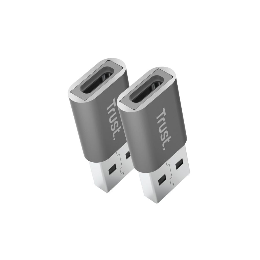 Trust Calyx USB-A to USB-C Adapter (2pack)