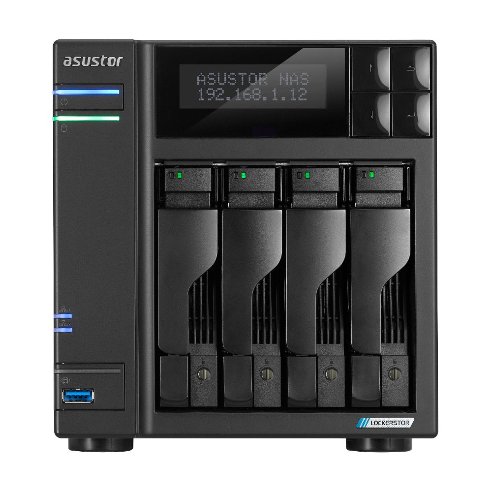 Asustor NAS AS6704T V2 (4GB) (4xHDD + 4xM.2 SSD)