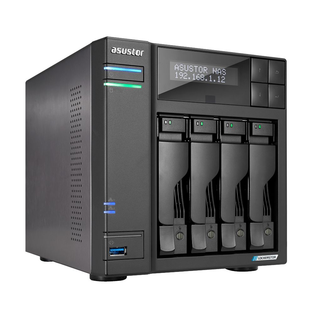 Asustor NAS AS6704T V2 (4GB) (4xHDD + 4xM.2 SSD)