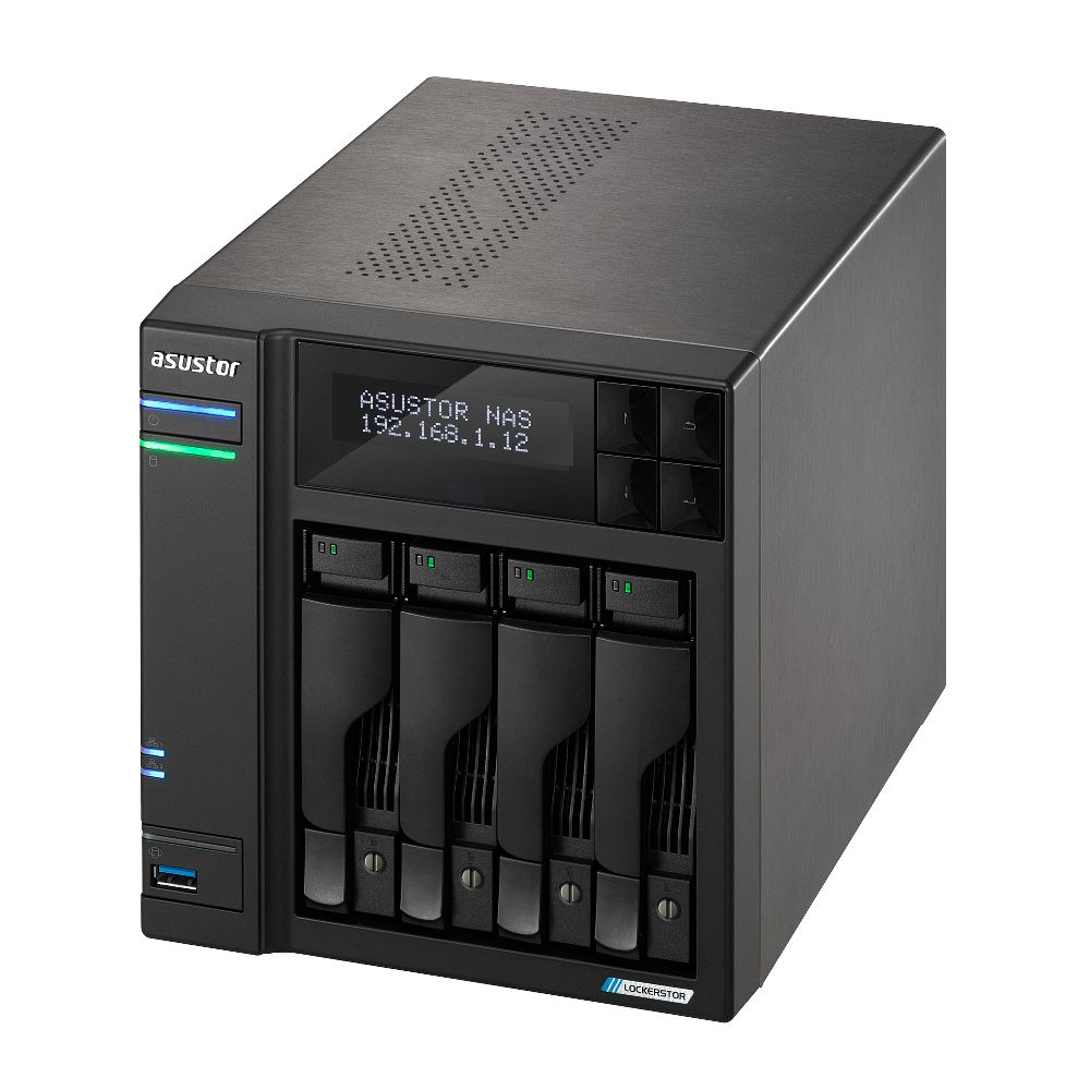 Asustor NAS AS6704T V2 (4GB) (4xHDD + 4xM.2 SSD)