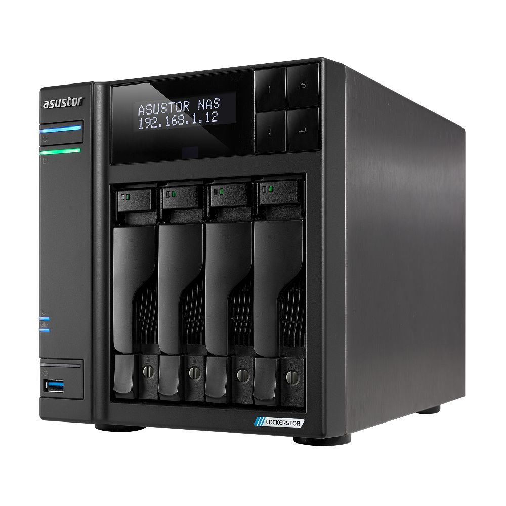 Asustor NAS AS6704T V2 (4GB) (4xHDD + 4xM.2 SSD)