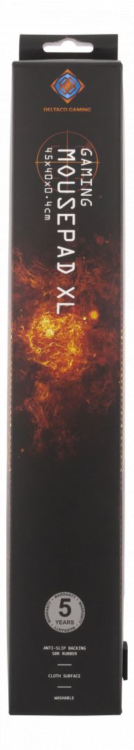 Deltaco GAM-063 Gaming Egérpad Black