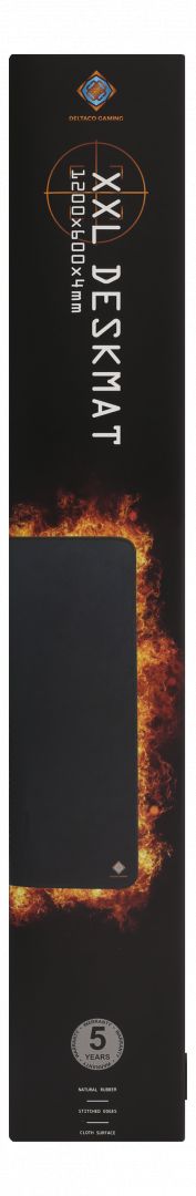 Deltaco GAM-081 Gaming Mousepad XXL Black
