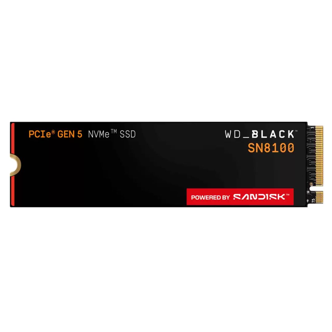Western Digital 8TB M.2 2280 NVMe SN8100 Black