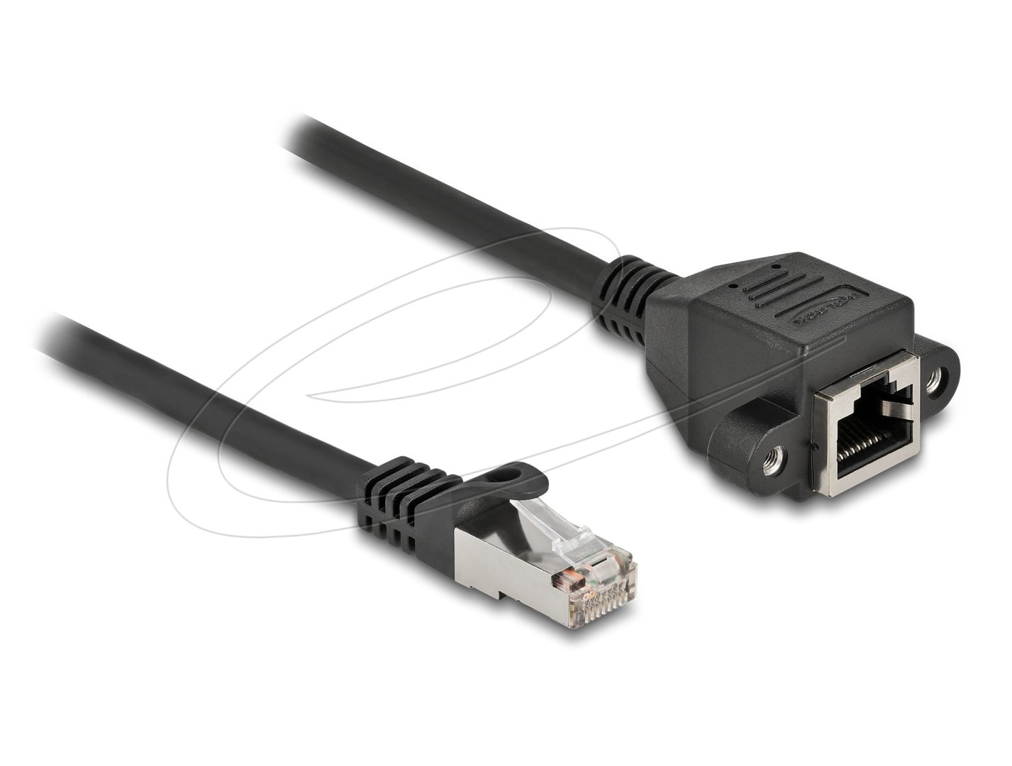DeLock CAT6A S-FTP Patch Cable 2m Black