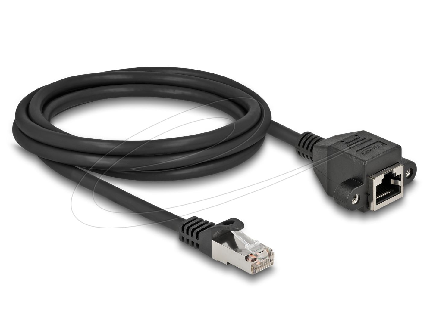 DeLock CAT6A S-FTP Patch Cable 2m Black