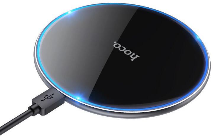 Hoco Wireless charger with backlight 15W Black