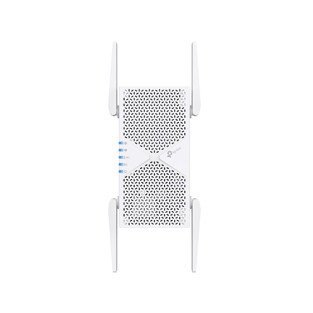 TP-Link RE405BE BE6500 Dual-Band Wi-Fi 7 Range Extender White