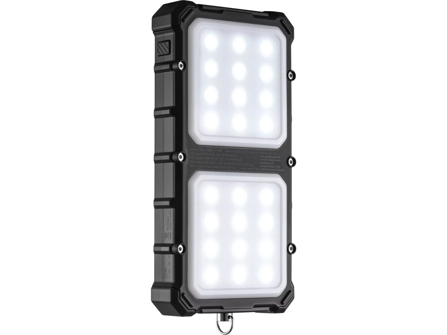 Sandberg Solar CampLED 10000mAh Powerbank Black