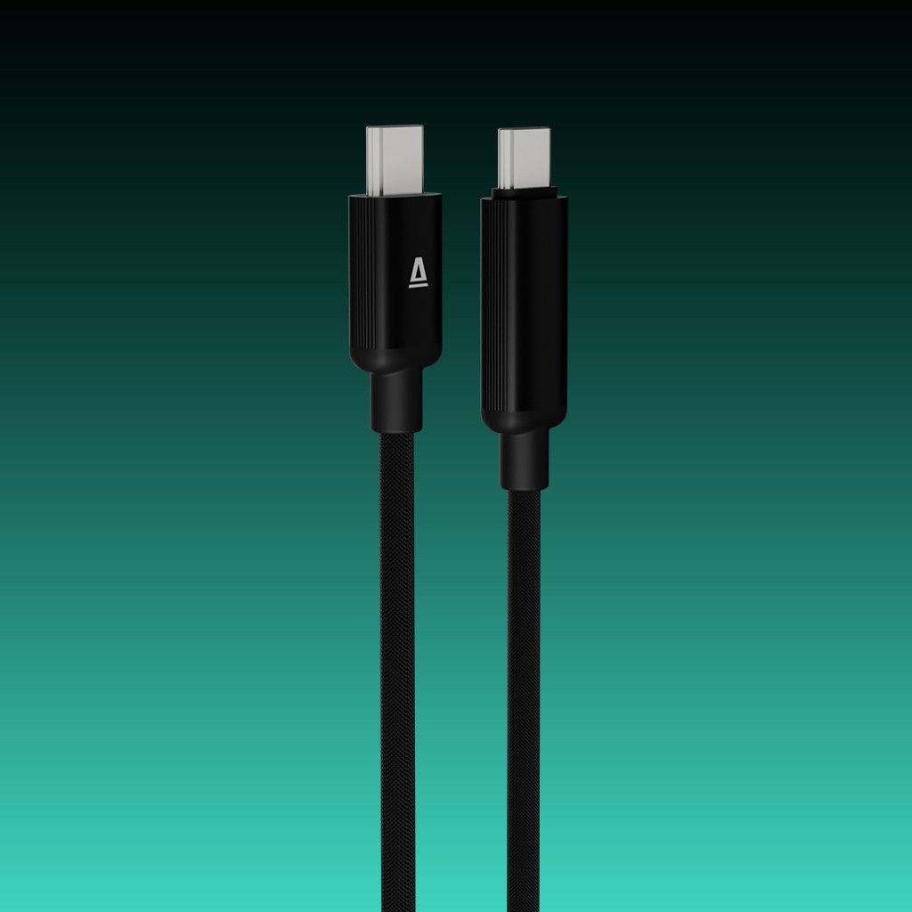 Avax CB653 Pulsey 60W USB-C charger cable 0,5m Black